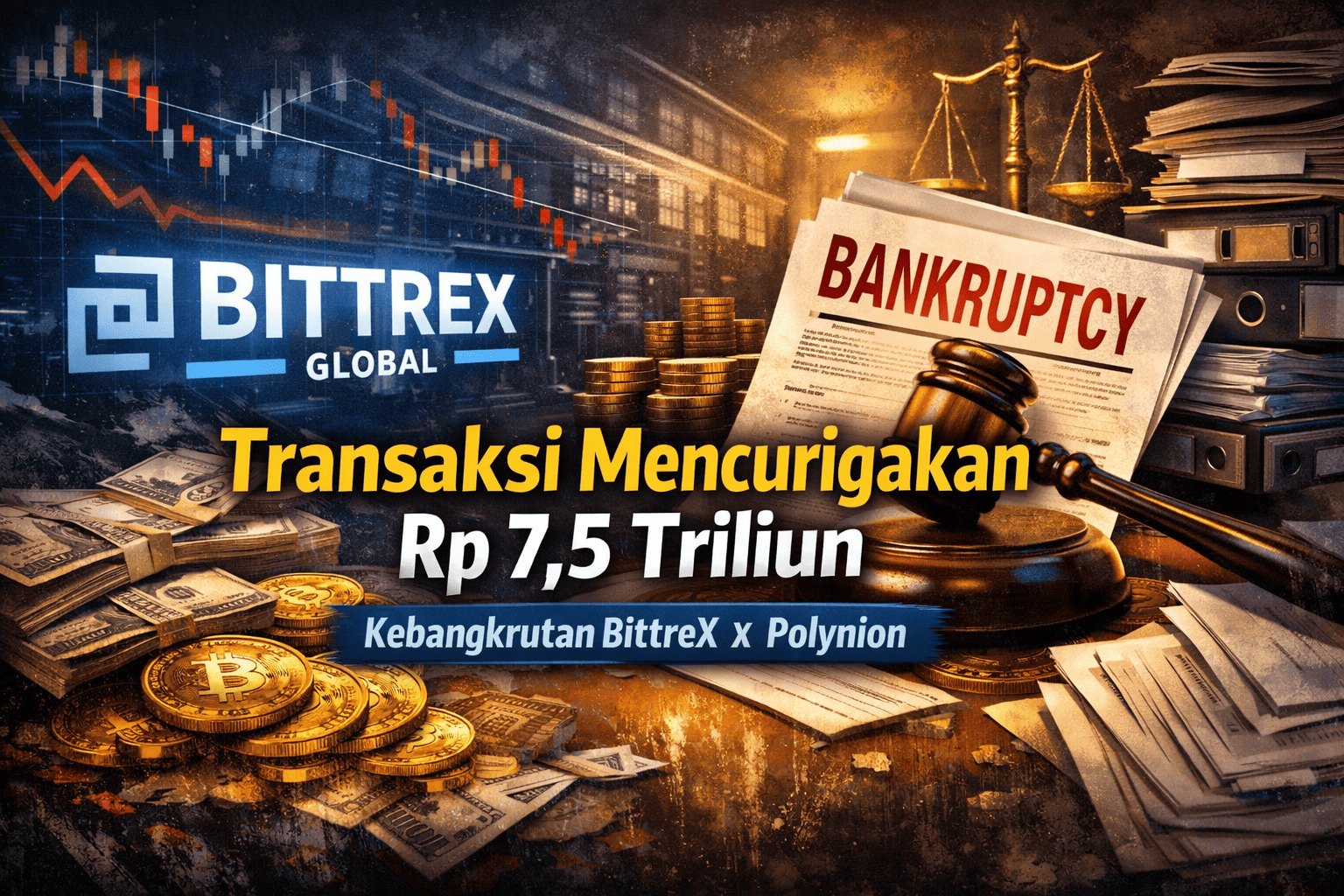 Transaksi Rp 7,5 T Terungkap di Kebangkrutan Bittrex